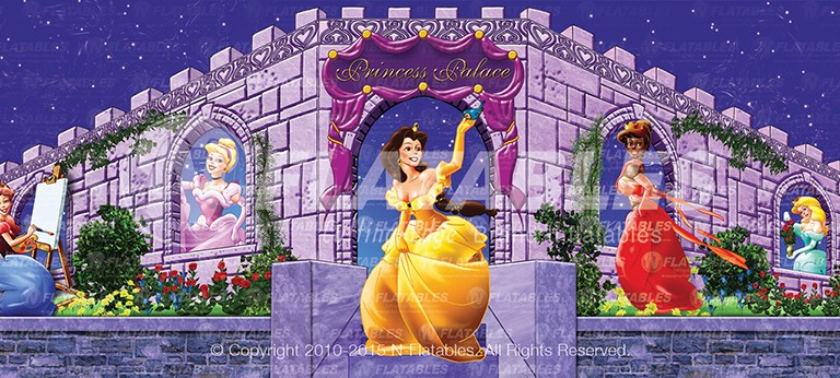 Bounce House Panel Princess Palace Party